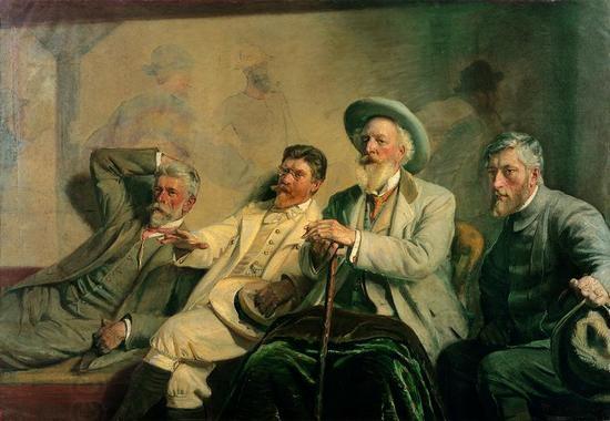 Michael Ancher Art Judges China oil painting art